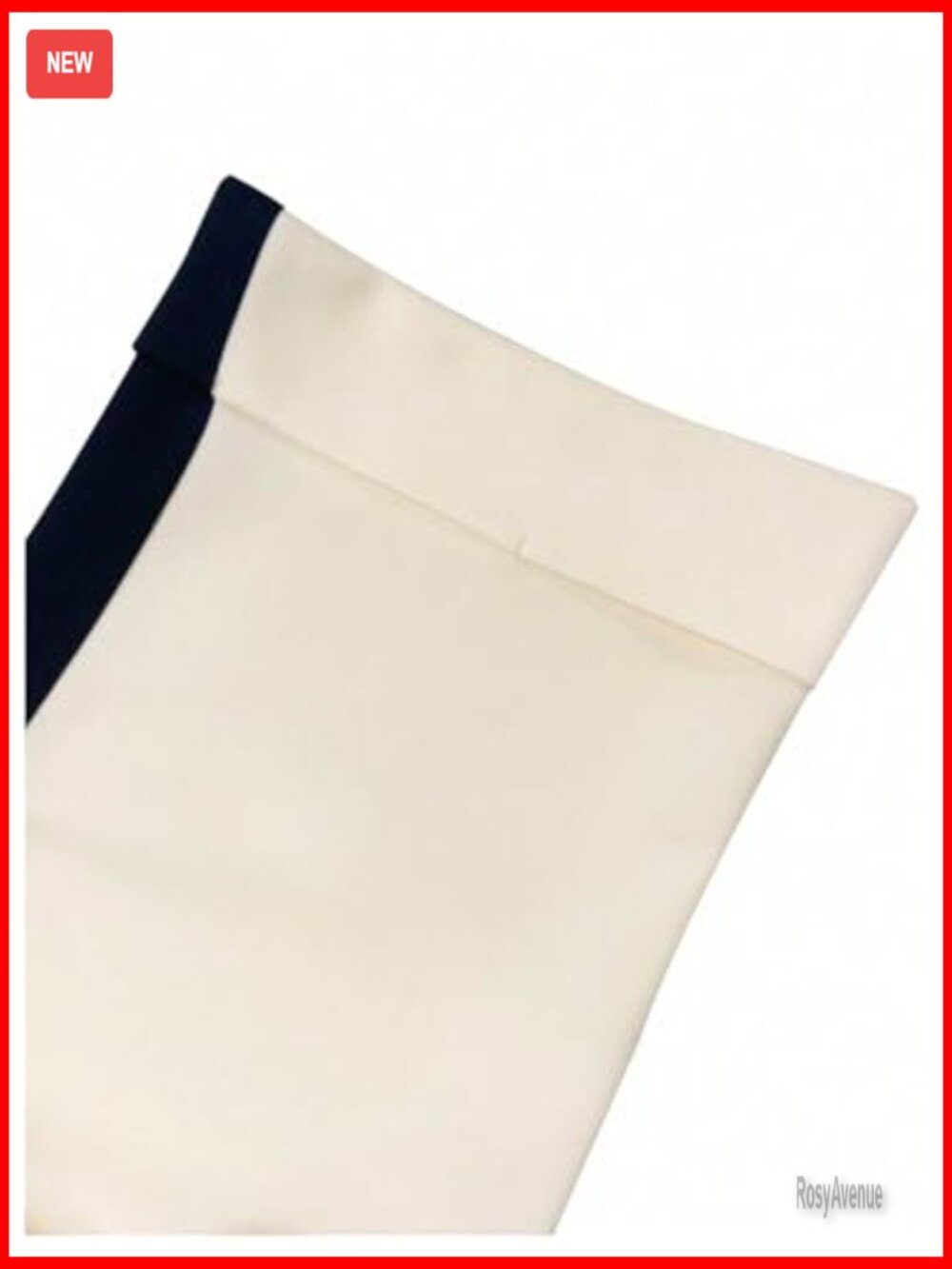 High Waisted Wide Leg Work Pants with Side Stripes, Straight Leg Trousers - Picture 5 of 5